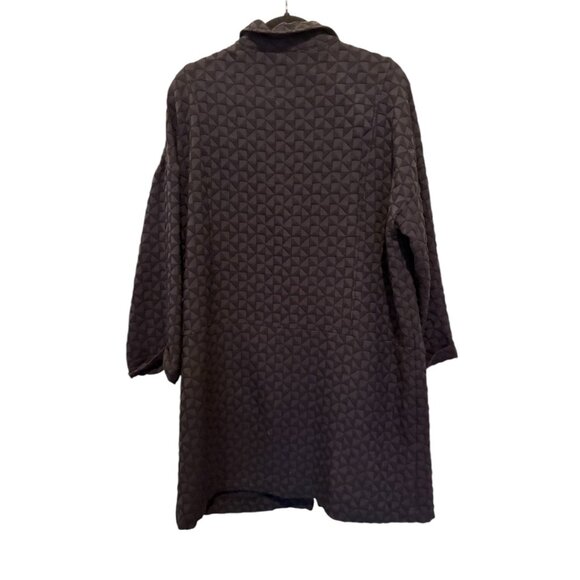 DIDI soft half long, dark blue jacket - Picture 4 of 8